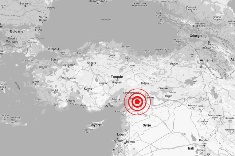 Plusieurs tremblements de terre ont touché la Syrie et la Turquie le 6 février 2023.
