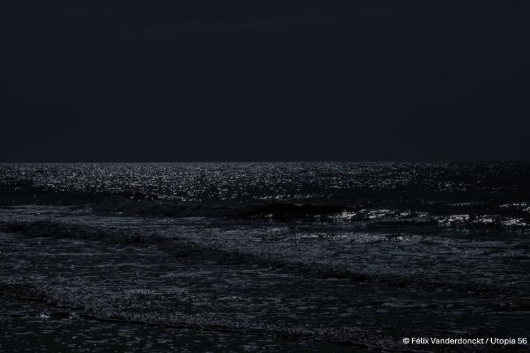 Plage de la côte Nord française. 