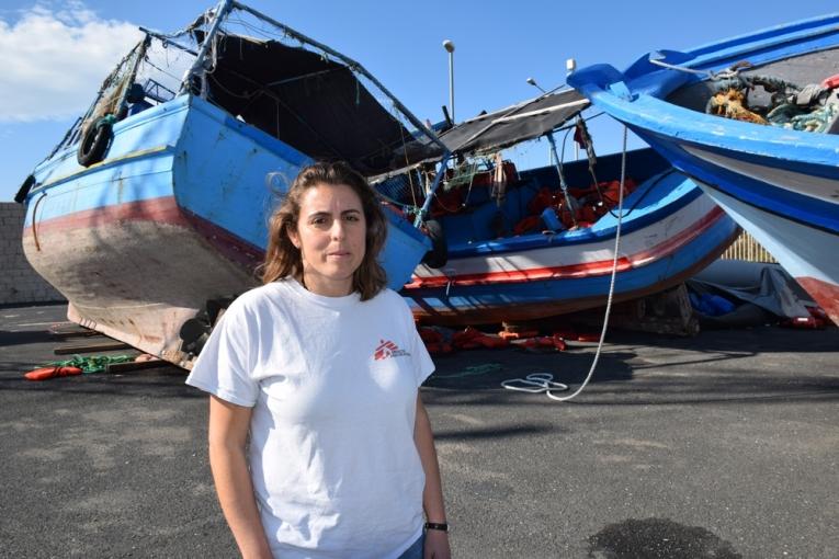 Le docteur Chiara Montaldo coordinatrice de projets pour MSF en Sicile