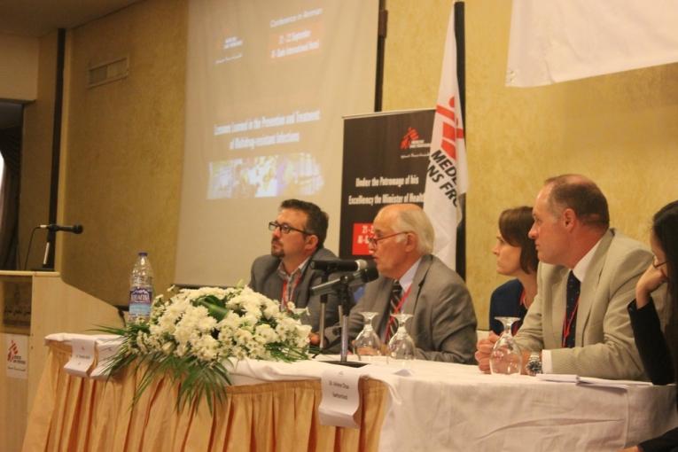 Conférence sur l'antibiorésistance à Amman Jordanie septembre 2014