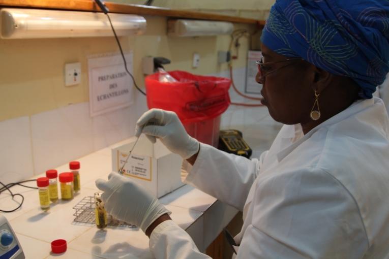 Essai clinique mené sur le BRV PV à Maradi au Niger. MSF