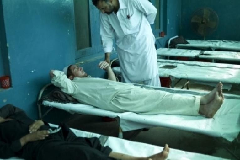 Hôpital régional de référence de Timurgara en septembre 2009.