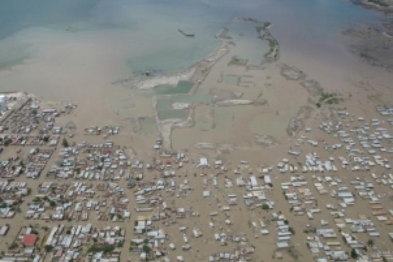 Entre le 1er et le 7 septembre Haïti a été successivement frappé par l'ouragan Gustav la tempête tropicale Hanna et l'ouragan Ike.
