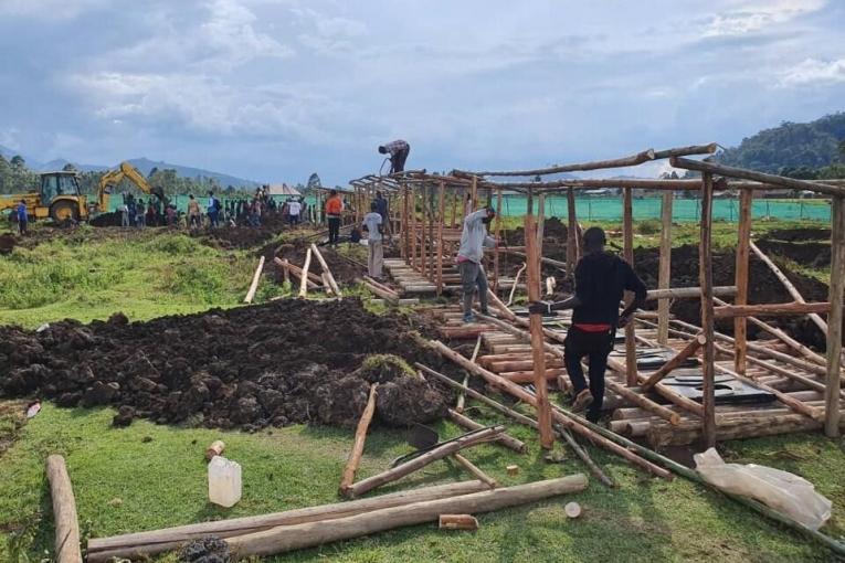 MSF apporte son soutien aux réfugiés congolais installés dans le camp de Nyakabande. Ouganda.
