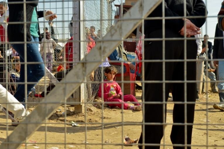 Camp de réfugiés syriens de Domiz en Irak où travaille MSF.
