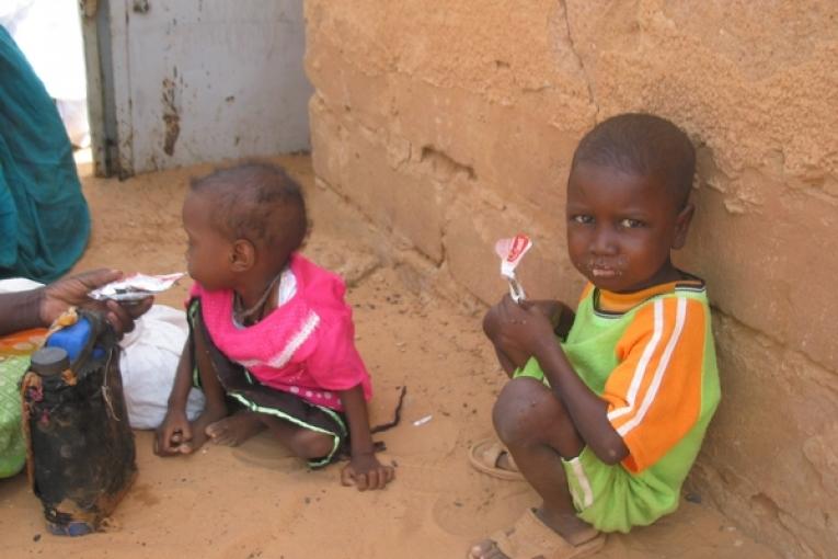 Centre de santé de Makhta Lahjar dans la région de Brakna en Mauritanie  Avril 2012