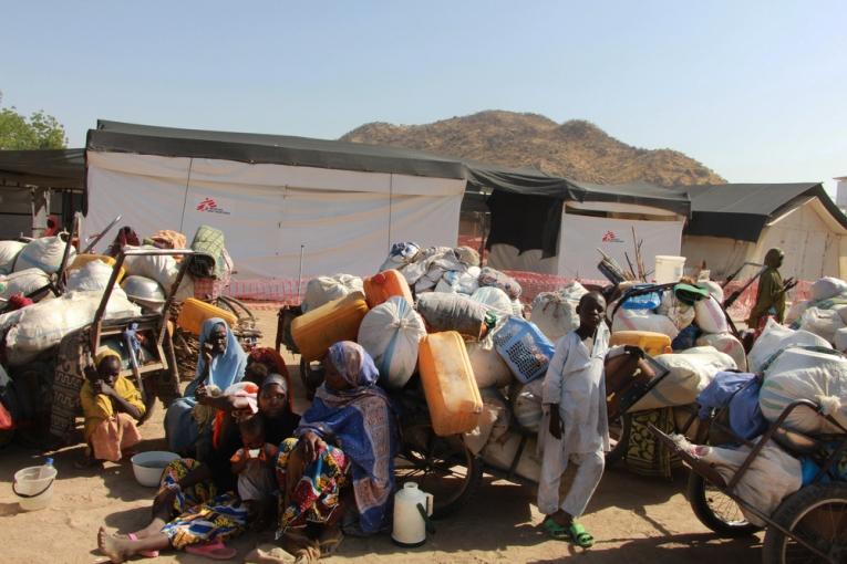 Plus de 11 300 personnes sont arrivées à Pulka depuis janvier dernier portant la population totale de la ville à plus de 42 000. Malik Samuel/MSF