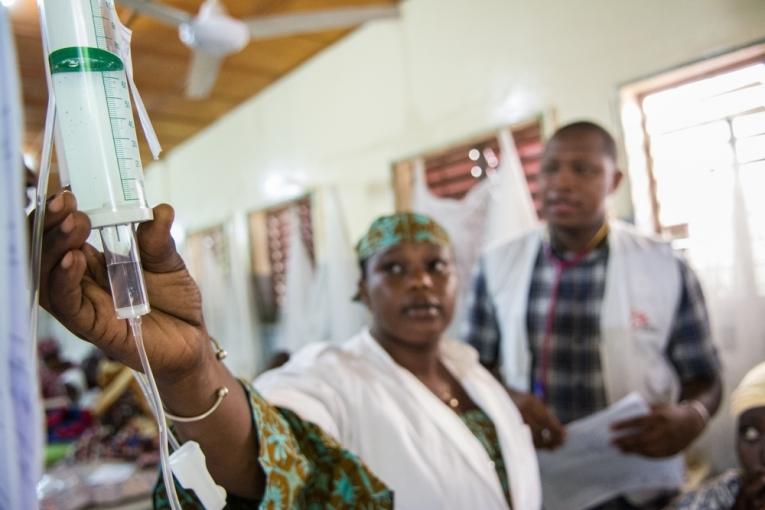 Intervention de MSF dans le sud du Niger en août 2016.