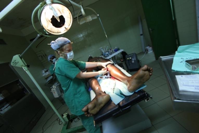 Hôpital communautaire de Bangui en République centrafricaine. MSF