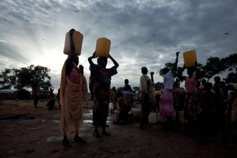 Dans le camp de réfugiés de Yida au Soudan du Sud en août 2012.