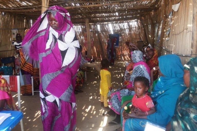 L'hôpital MSF dans le camp d’El Kachafa où plus de 17 000 réfugiés ont été autorisés à s’installer.