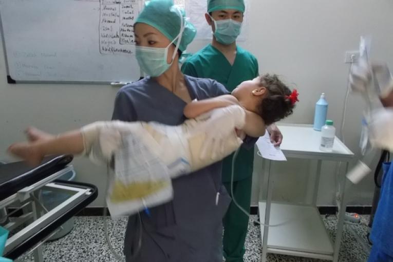 Projet MSF dans le gouvernorat d'Idlib en Syrie. MSF