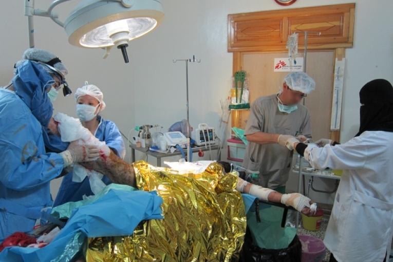 Hôpital MSF dans le nord  Octobre 2012.
