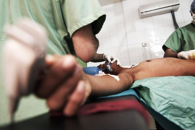 Hôpital Al Salam à Khamer dans le gouvernorat d'Amran au Yémen  Janvier 2013