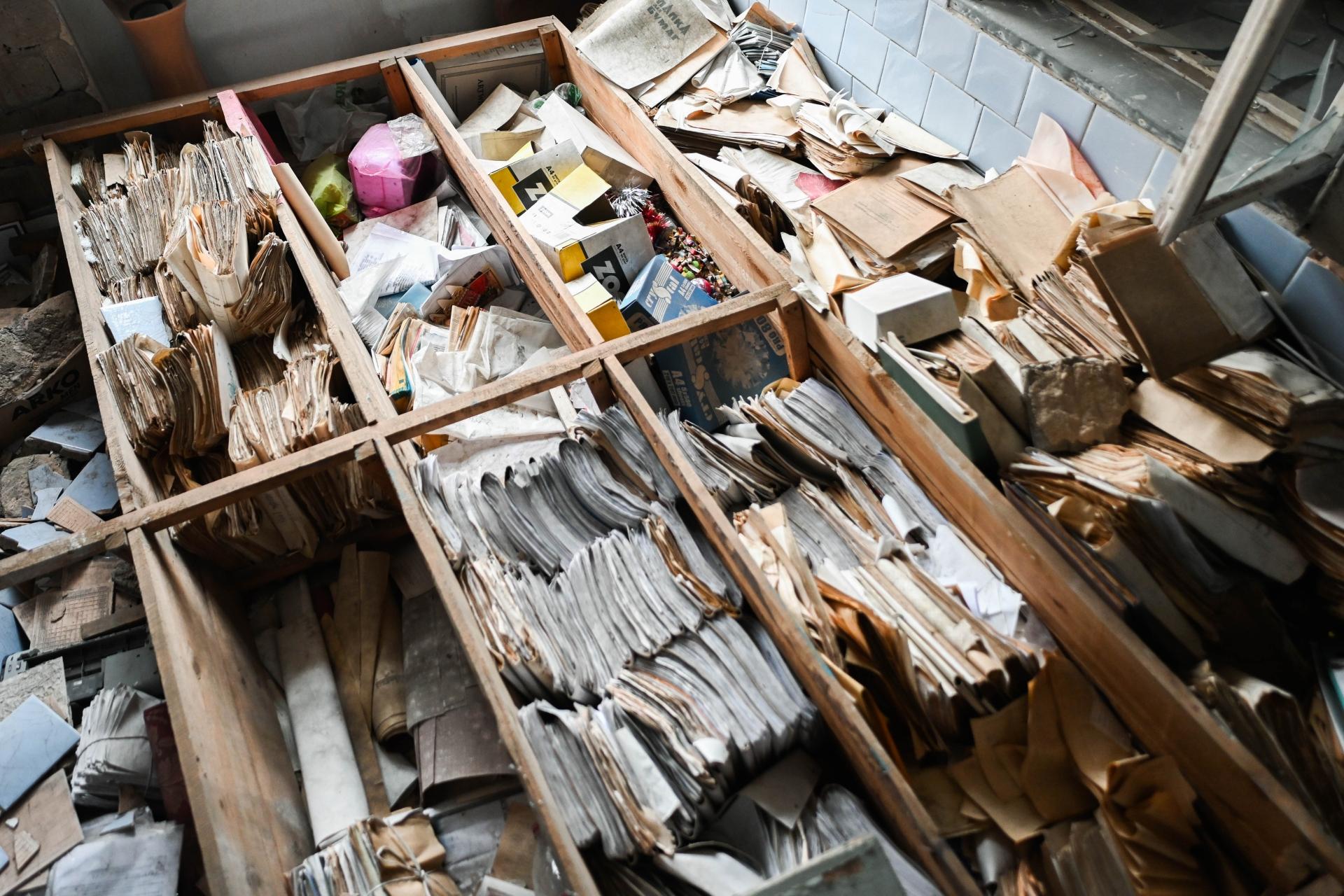 Hôpital de Vysokopilla, dans la région de Kherson. Ukraine. Janvier 2023.