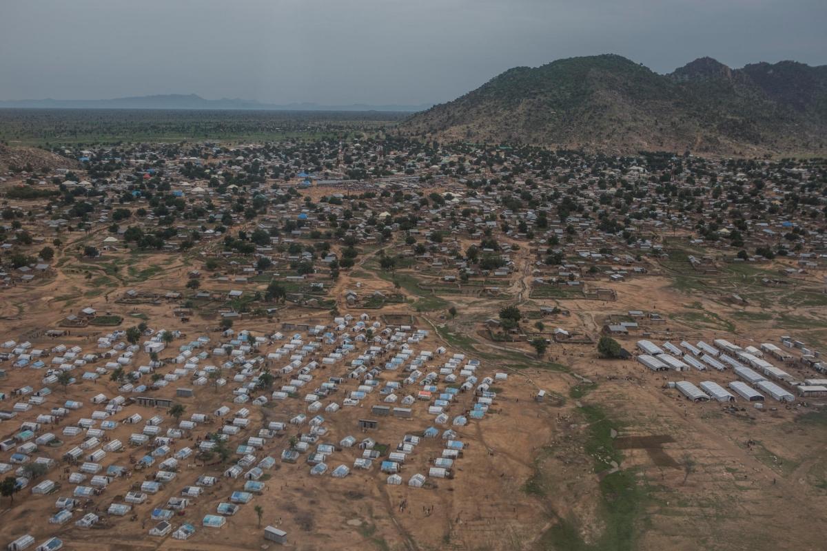 La ville de Pulka, située dans l'État de Borno, à proximité de la frontière camerounaise. 
 © MSF/Anna Surinyach
