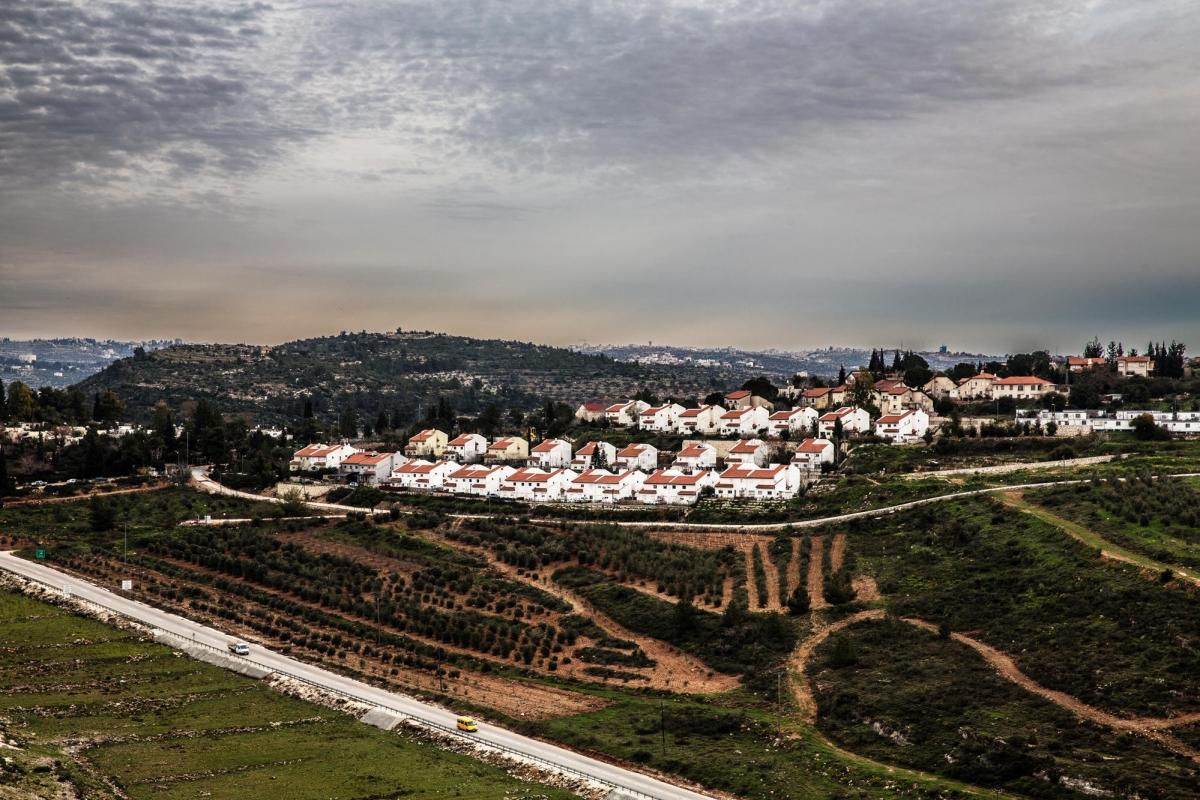 Vue d'une colonie israélienne en Cisjordanie. 2015.
 
 © Anna Surinyach/MSF