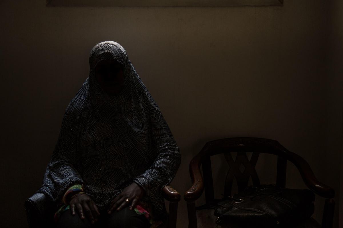 Une patiente de la clinique de Maadi. Égypte. 2018.
 © Sima Diab