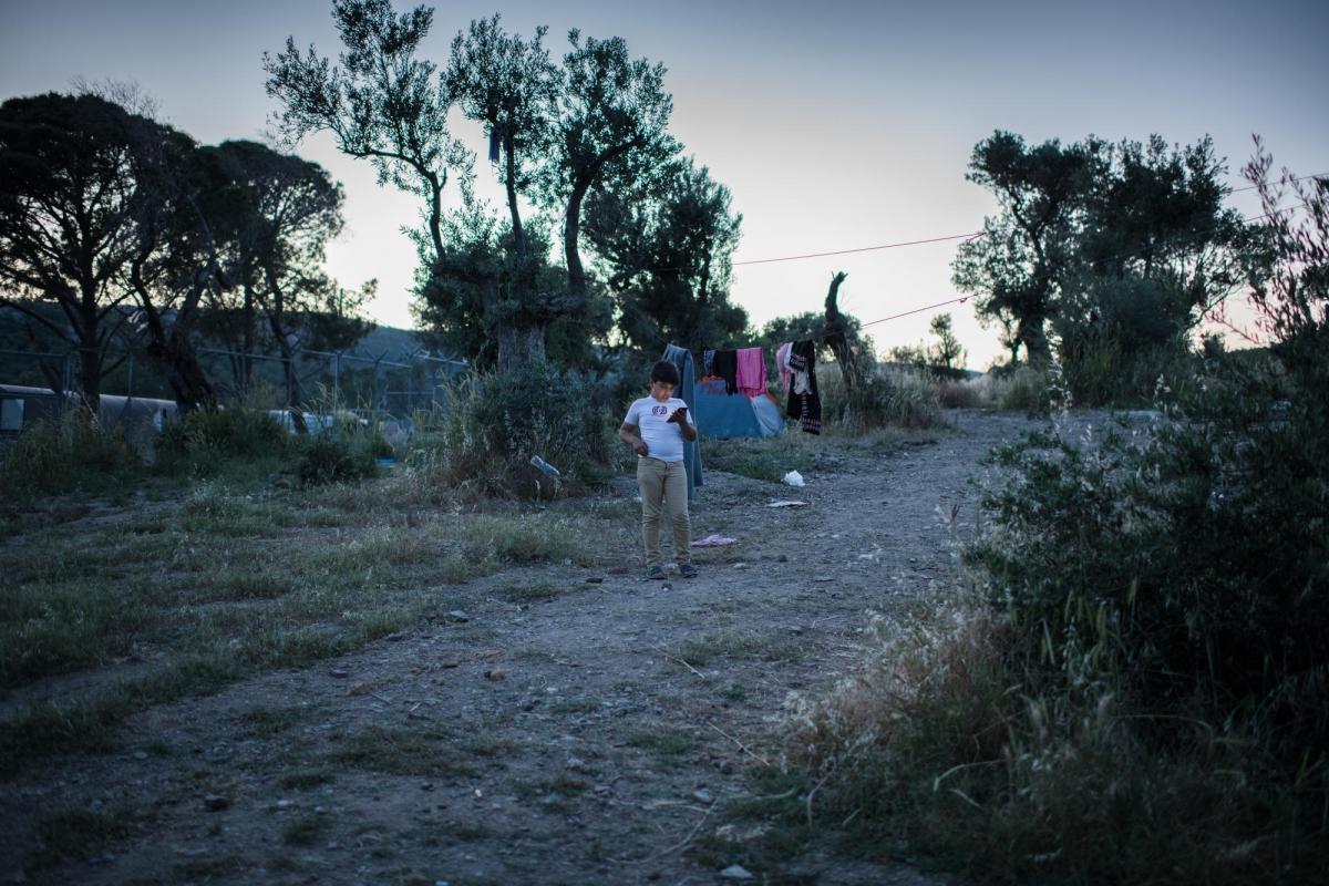 Camp de Moria sur l'île de Lesbos. Grèce. 2018.
 © Robin Hammond/Witness Change