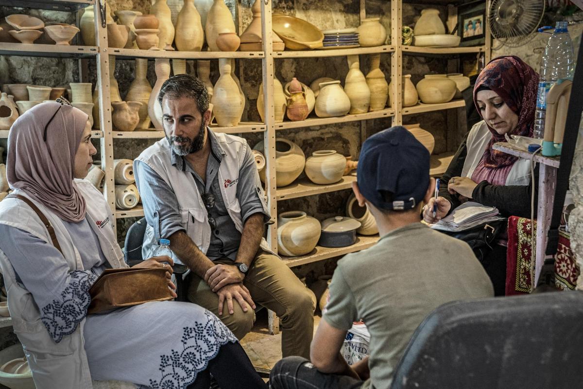 Depuis 1996, les équipes de MSF interviennent dans à Hébron, où elles fournissent des consultations en santé mentale pour la population. 2019. 
 © Juan Carlos Tomasi