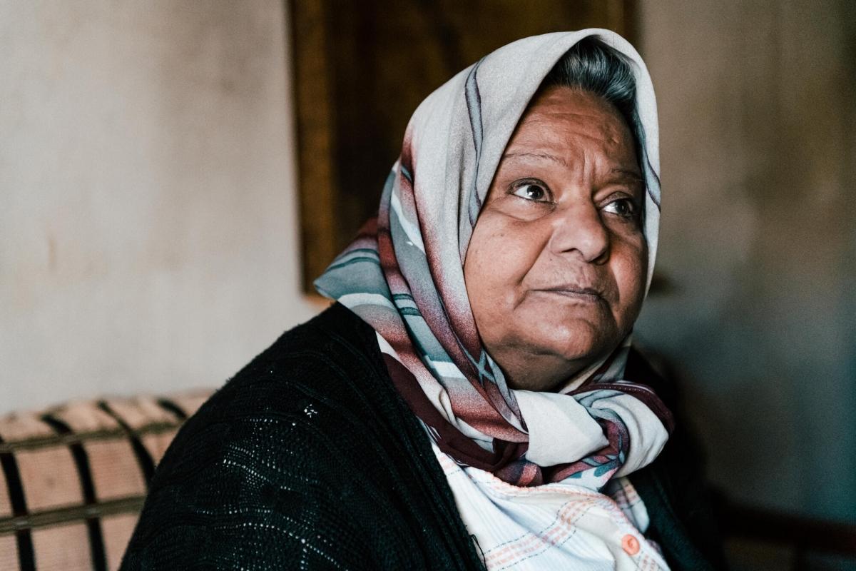 Fatima habite à Hermel, dans le nord de la plaine de la Beka, Liban. 2020. Karine Pierre/Hans Lucas for MSF / Instagram : @pics_stone
 