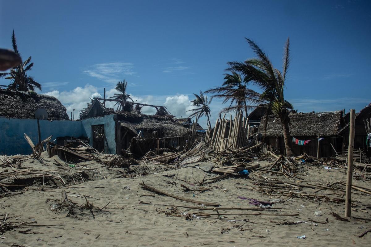 Dégâts dans la ville de Mananjary, frappée de plein fouet par le cyclone Batsirai le 5 février 2022. 18 février 2022, Madagascar.
 © Ahmed Jerry Takiddine Sadouly/MSF