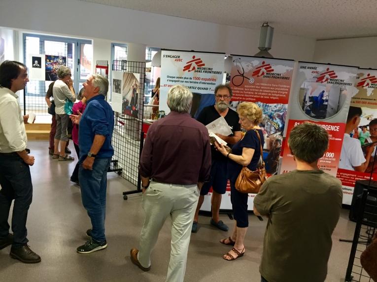 Exposition « Itinéraires intérieurs » à l’Espace Diversités Laïcité à Toulouse, organisée par les équipes des antennes régionales de Médecins Sans Frontières. Septembre 2017.
© MSF