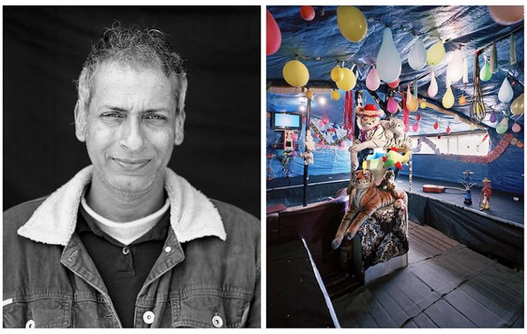 Awesome, 43 ans, originaire du Pakistan. Ancien guide touristique à Peshawar, il est devenu patron du plus beau restaurant de la Jungle de Calais appelé "les 3 idiots".
 © Bruno Fert