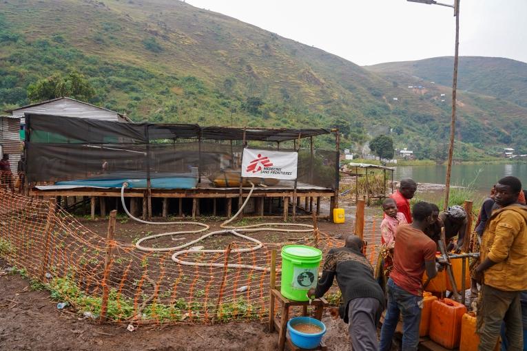 Station de traitement et de distribution d’eau, à Lomera, Sud-Kivu, République Démocratique du Congo (RDC). Juin 2025
© Sam Bradpiece/MSF