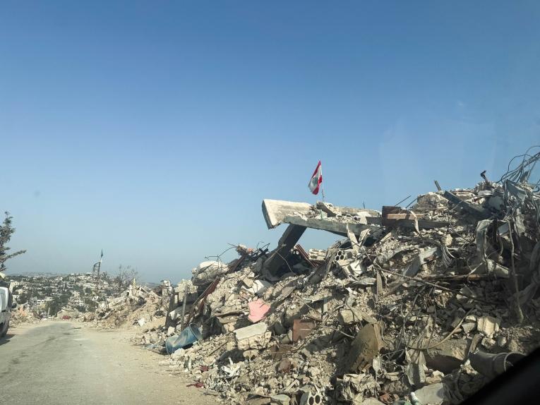 De nombreux endroits dans le sud du Liban sont toujours inhabitables à cause de l’ampleur des destructions. Aout 2025
© Maryam Srour/MSF