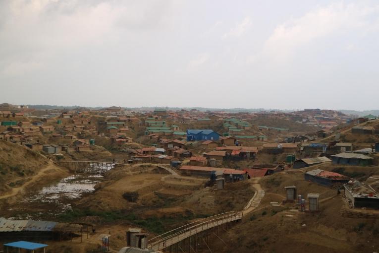 Une vue du camp de réfugiés de Kutupalong-Balukhali. 
 © MSF
