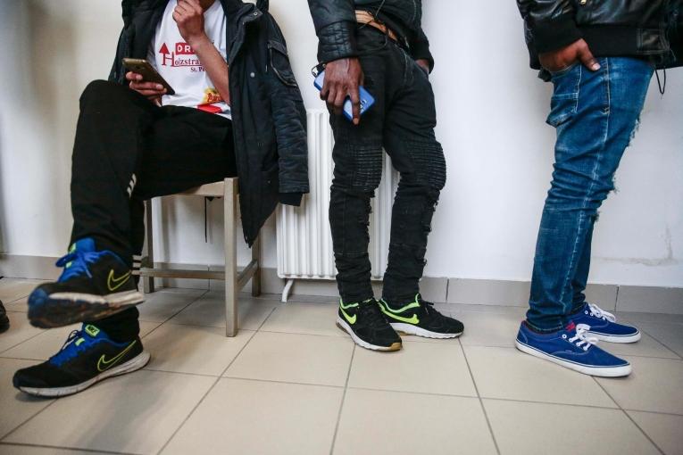 En 2017, Médecins Sans Frontières ouvre à Paris un centre d’accueil et d’orientation médical et administratif pour les mineurs non accompagnés, en collaboration avec plusieurs associations et réseaux citoyens.
 © Antoine Kremer/MSF