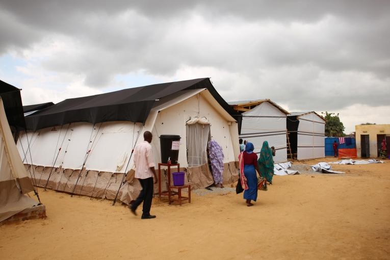 Centre nutritionnel thérapeutique de Médecins Sans Frontières à N'Djamena. Tchad. 2018. 
 © Mohammad Ghannam/MSF