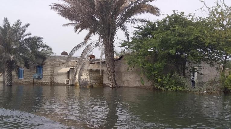 Inondations dans la province du Khouzestan. 2019. Iran. 
 © Olivier Aubry/MSF