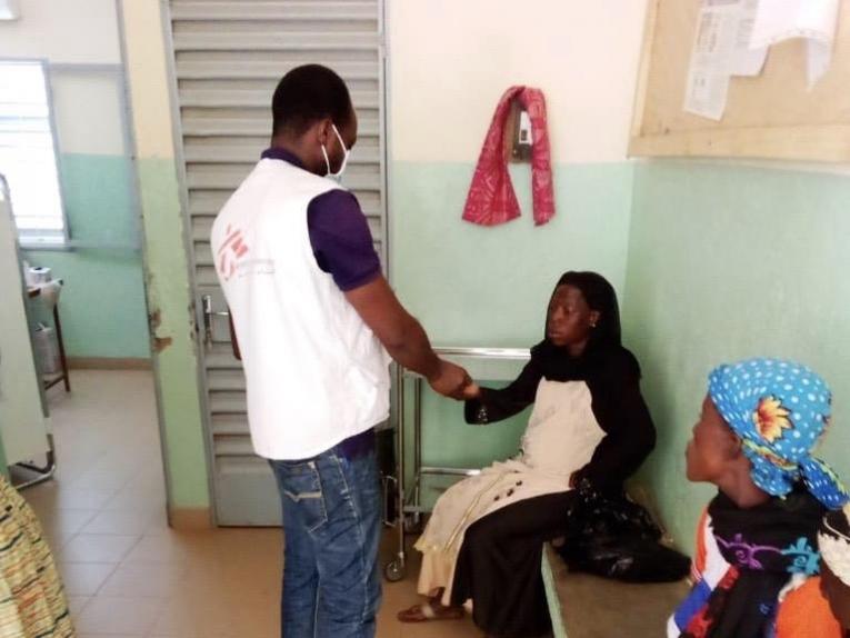 Les équipes MSf soutiennent la structure de santé de Fada. Burkina Faso. 2020. 
 
 © MSF