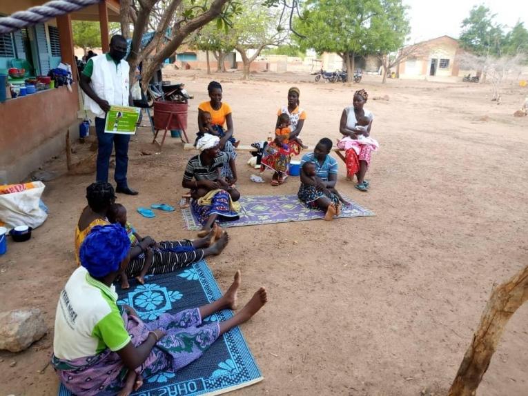 Une structure de santé soutenue par MSF à Fada, dans l'est du Burkina Faso. 2020. 
 
 © MSF