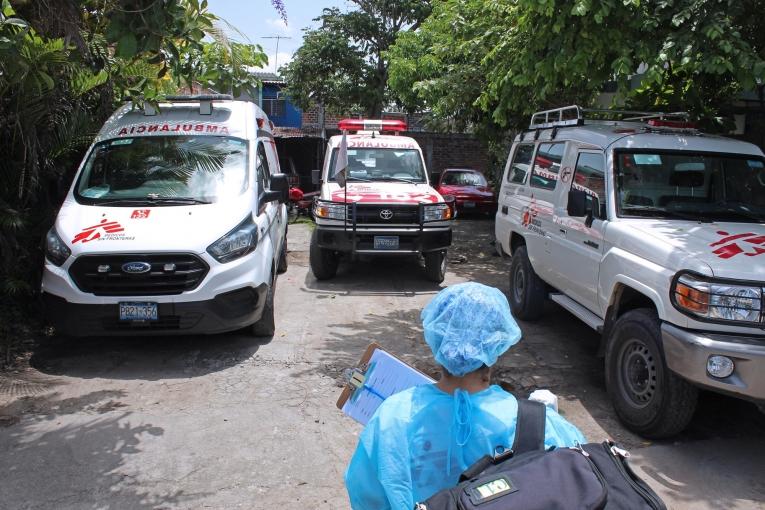Des ambulances MSF au Salvador. 2020. 
 
 © Alejandra Sandoval/MSF