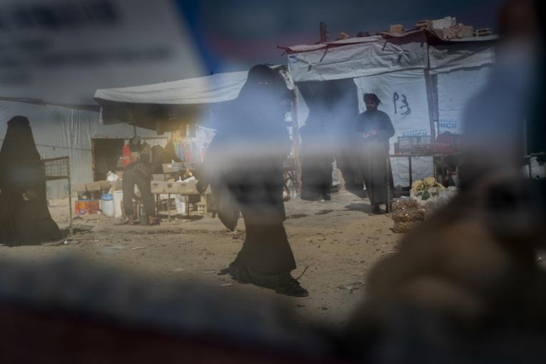 Dans le camp d'Al-Hol dans le nord-est de la Syrie, un premier cas de coronavirus a été confirmé. 2020.
 
 © Ricardo Garcia Vilanova