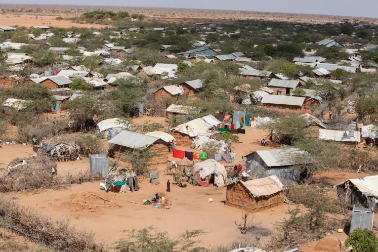Vue aérienne du camp de Dagahaley, sur le site de Dadaab au Kenya. 2015.
 
 © Tom Maruko