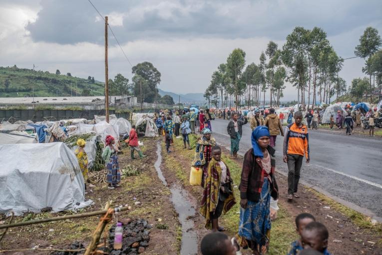 Vue de la route entre Goma et Rutshuru. République démocratique du Congo. 4 novembre 2022.
 © Moses Sawasawa