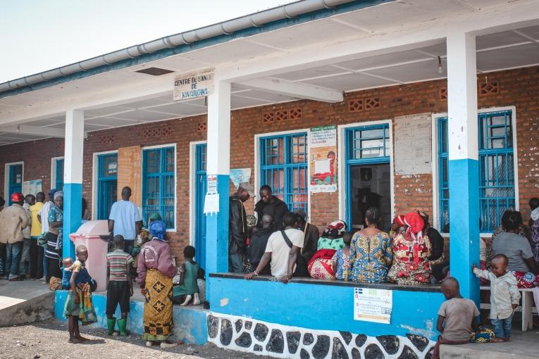 Le centre de santé de Kanyaruchinya, soutenu par MSF. République démocratique du Congo. 2022.
 © Lisa Veran/MSF