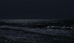 Plage de la côte Nord française. 