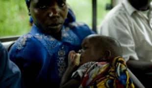 RDCongo  Centre thérapeutique nutritionnel MSF à Mweso au Nord Kivu dans l'est de la RDC