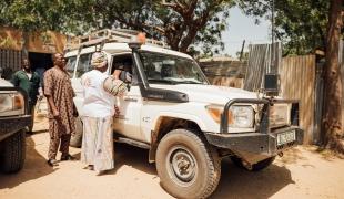 Des membres des équipes MSF au Niger, sur un projet de prise en charge de la malnutrition à Madarounfa. Niger. 2022.