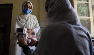 Un centre de santé maternelle et infantile à Quetta, au Baloutchistan, Pakistan, 2020.