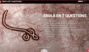 Infographie sur Ebola réalisée par RFI en partenariat avec MSF