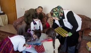 Naplouse session psy avec des enfants février 2012