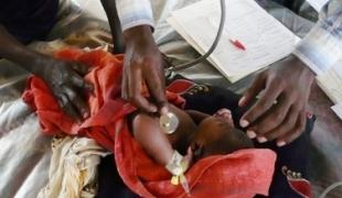 Hôpital d'Aweil service de pédiatrie. Mai 2012