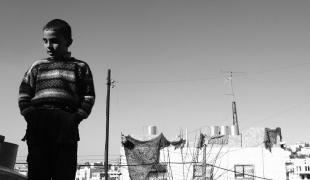 Enfant palestinien dans le district d'Hébron