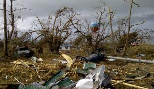 Aéroport de Tacloban aux Philippines le 15 novembre 2013.